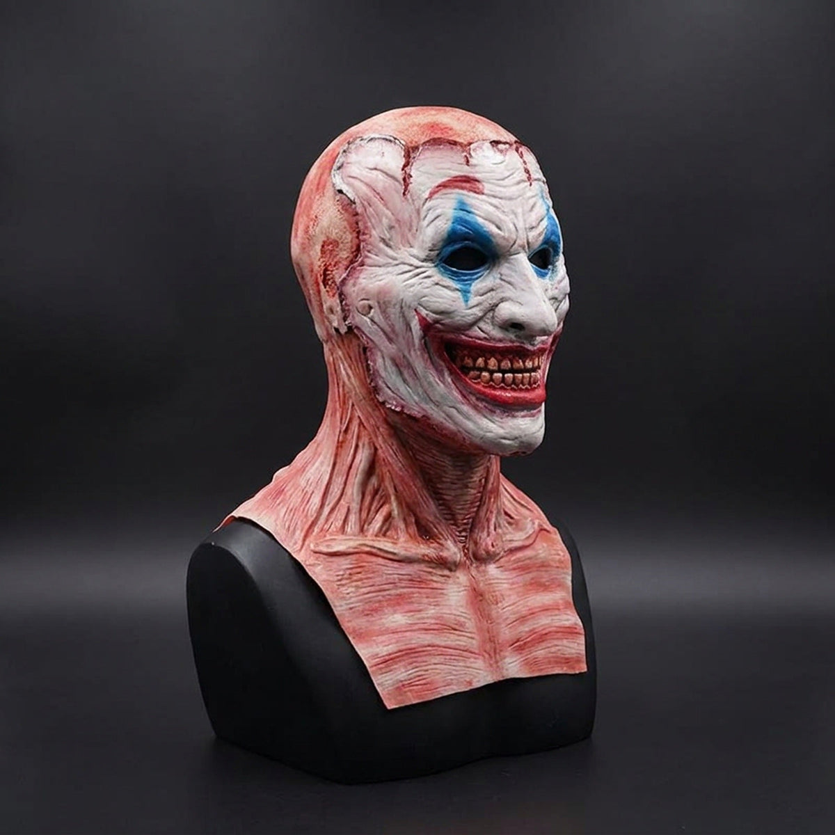 Dubbellaags Horror Masker met Verwisselbaar Clown en Schedel Gezicht voor Volwassenen Halloween Kostuum | Sulvida