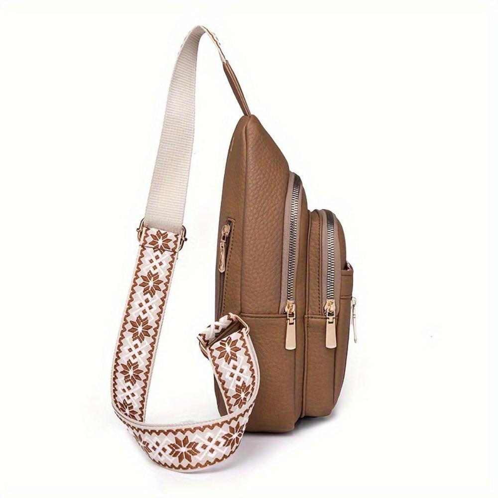 Vintage Crossbody Heuptas Leer Bruin Khaki Zwart Multifunctioneel voor Leisure Sport Reizen Organizer | Sulvida