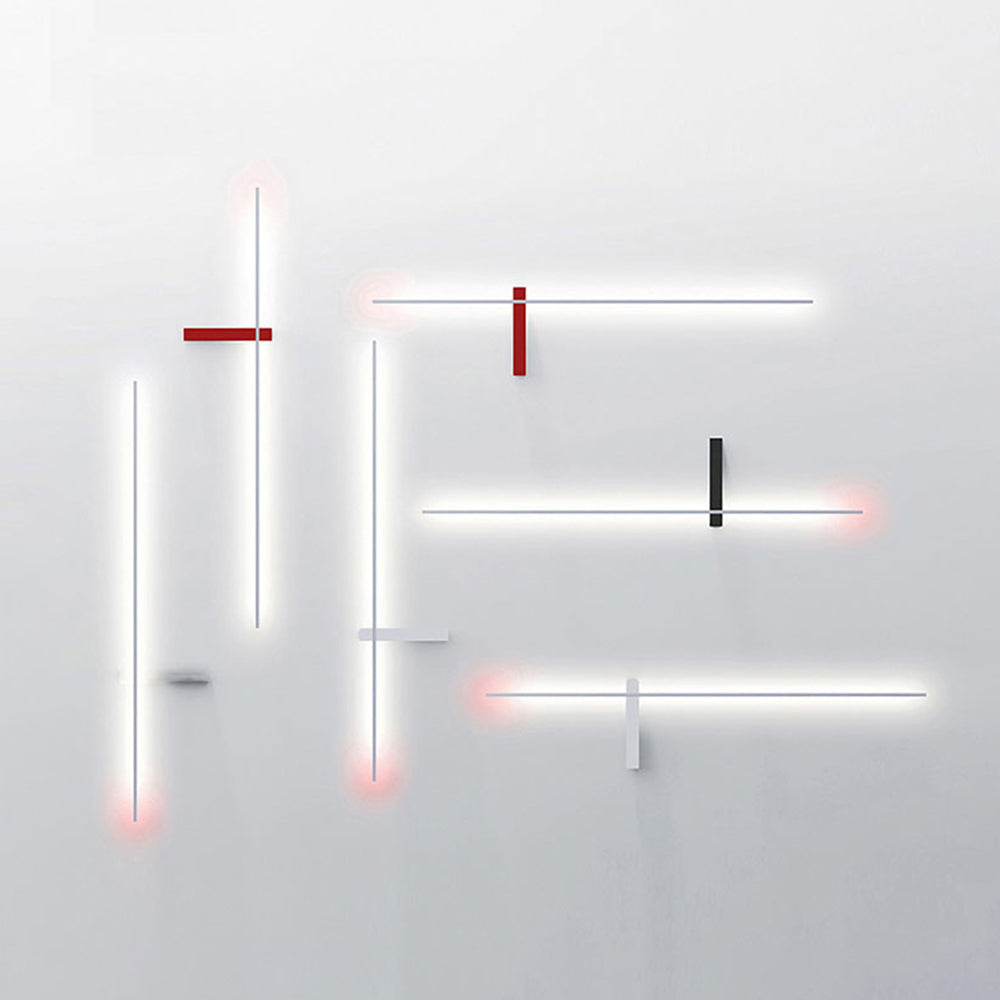 Lineaire Wandlamp Metaal Acryl Kleurrijk Modern Design Woonkamer Eetkamer Sfeervol Interieur Verlichting | Sulvida