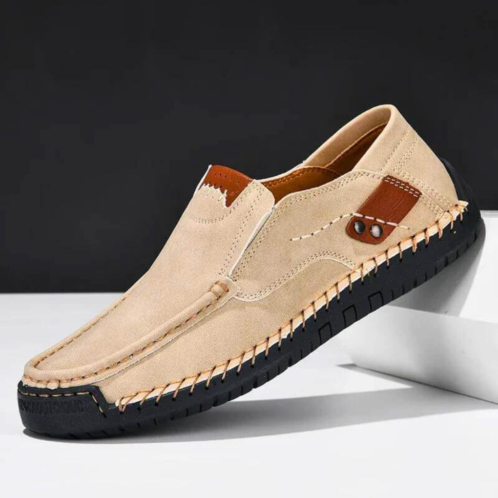Orthopedische Instapschoenen Heren met Boogsteun Antislip Ademend Canvas Loafers voor Dagelijks Gebruik | Sulvida
