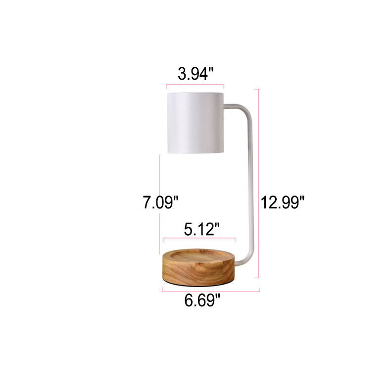 Kaarsenwarmer Lamp Hout met Dimfunctie Elektrisch Verwarmd Geurverspreiding Vlamvrij Sfeerverlichting 17×33cm | Sulvida