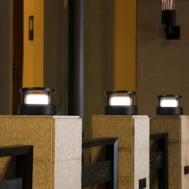 Buiten grondspot aluminium cilindervorm LED IP65 instelbaar waterdicht tuin verlichting terras paden | Sulvida