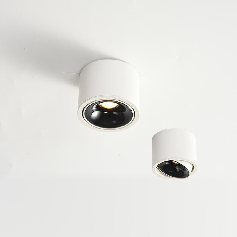 Instelbare plafondspot aluminium rond LED inbouwlamp woonkamer wit zwart wandspot modern plafondverlichting | Sulvida