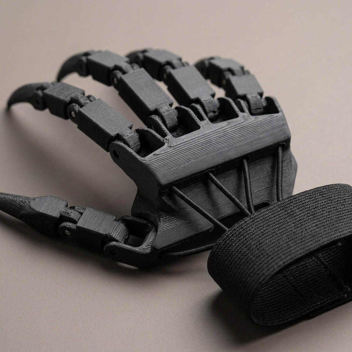 Gelede Vingerextensies Halloween Zwart Wit Skeletklauwen Feesthandschoenen Bewegend Cosplay Accessoire | Sulvida