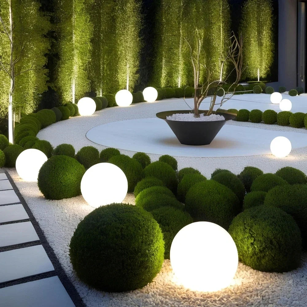 LED Bolvormige Sfeerverlichting Tuin Interieur RGB Kleuren Zonne-energie Draadloos Buitenlamp Decoratie | Sulvida