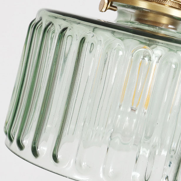 Glazen hanglamp met messing en glas rond design eenlichtpunt woonkamer eetkamer sfeervol tijdloos interieur | Sulvida