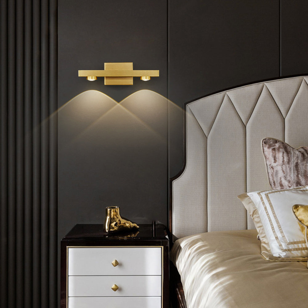Moderne LED Wandlamp Metaal Spiegel Verlichting Zwart Goud Badkamer Slaapkamer Woonkamer 2-8 Lichtpunten | Sulvida