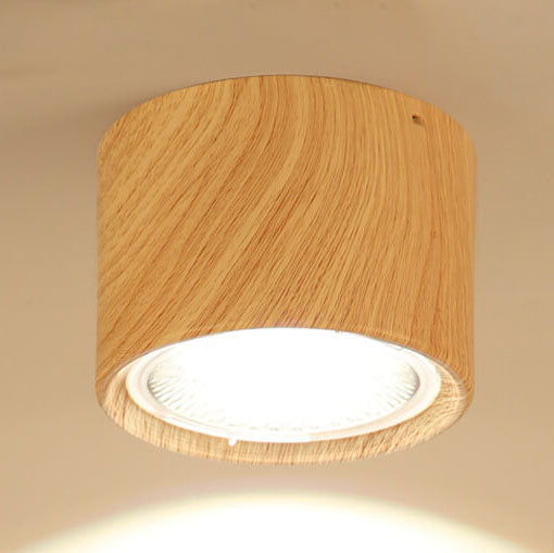 LED Plafondspot Cilinder Verstelbaar Mat Zwart Wit Houtkleur Modern Richtbaar Opbouwspot Binnen Licht | Sulvida