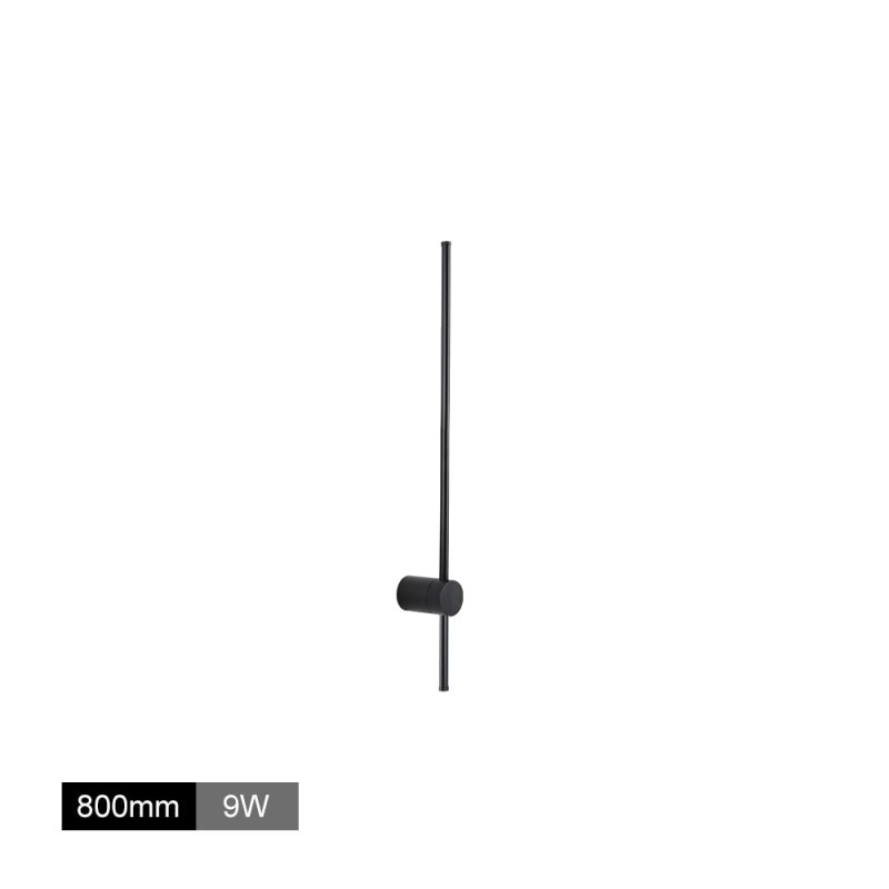 LED Wandlamp Minimalistische Leeslamp Metaal Zwart Goud Slaapkamer Woonkamer Modern Design Sfeerverlichting | Sulvida