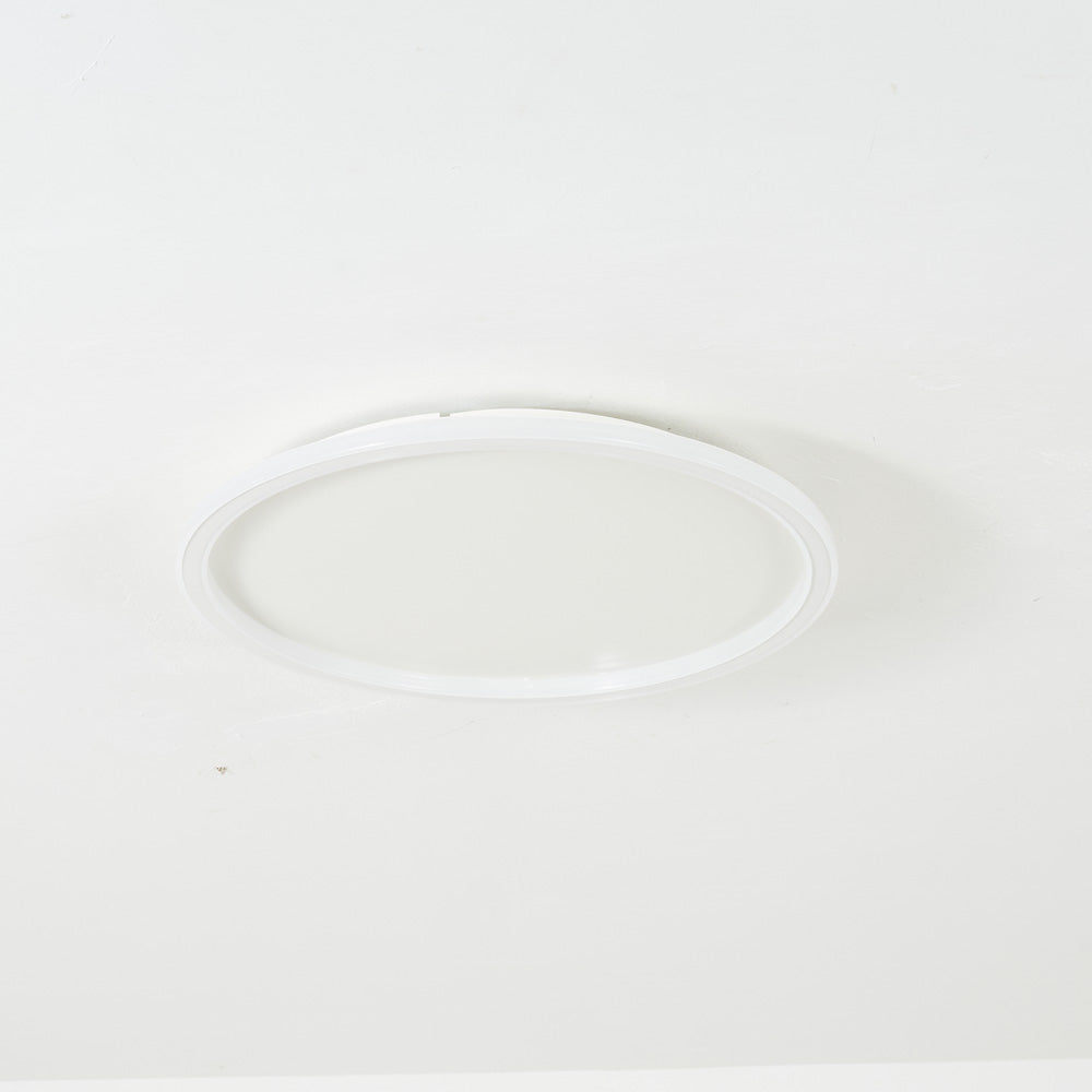 Ronde LED Plafondlamp Modern Dimbaar Zwart Wit Metaal Acryl Woonkamer Slaapkamer 30-50cm Plafondarmatuur | Sulvida