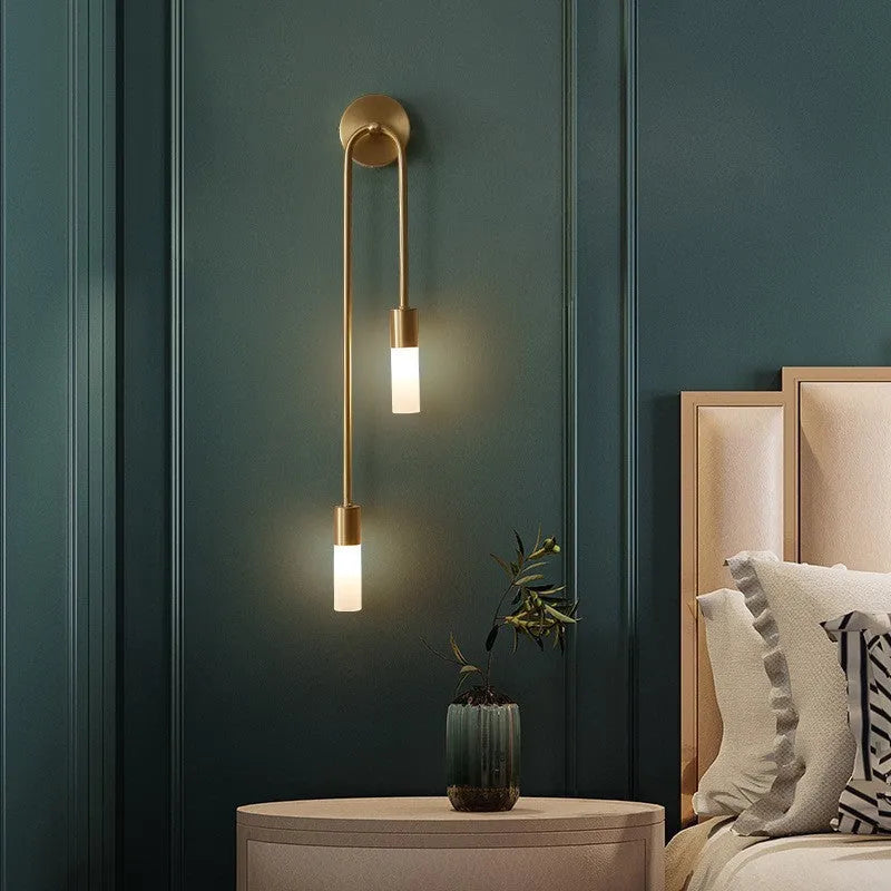 Wandlamp Modern Goud Metaal Set Woonkamer Slaapkamer Binnenverlichting Warm Licht Acrylic LED G9 Sfeerverlichting | Sulvida