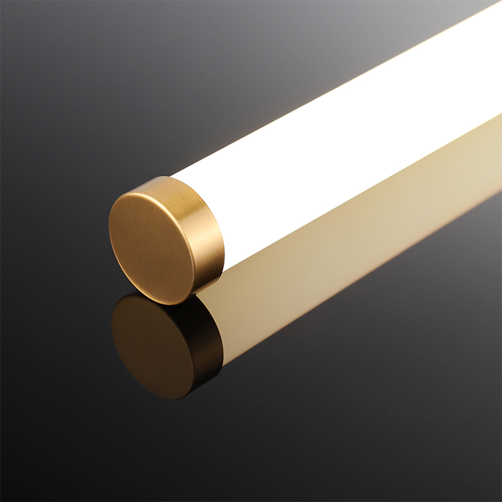 Lineaire Wandlamp met Spiegelfront voor Badkamer & Slaapkamer – Chique Metaal & PC Design LED Verlichting | Sulvida