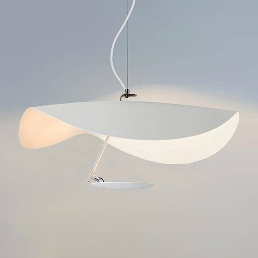 Hanglamp Metaal met Goudfolie 3 Kleuropties Warm Licht Verstelbaar Snoer Dimbaar Eetkamer Woonkamer Design | Sulvida