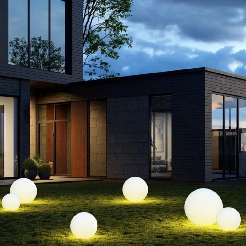 LED Bolvormige Sfeerverlichting Tuin Interieur RGB Kleuren Zonne-energie Draadloos Buitenlamp Decoratie | Sulvida