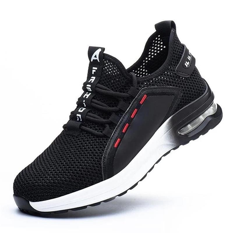 Veiligheidsschoenen met stalen neus ultralight antislip ademend werk footwear comfort grip werkschoenen EU 37-48 | Sulvida