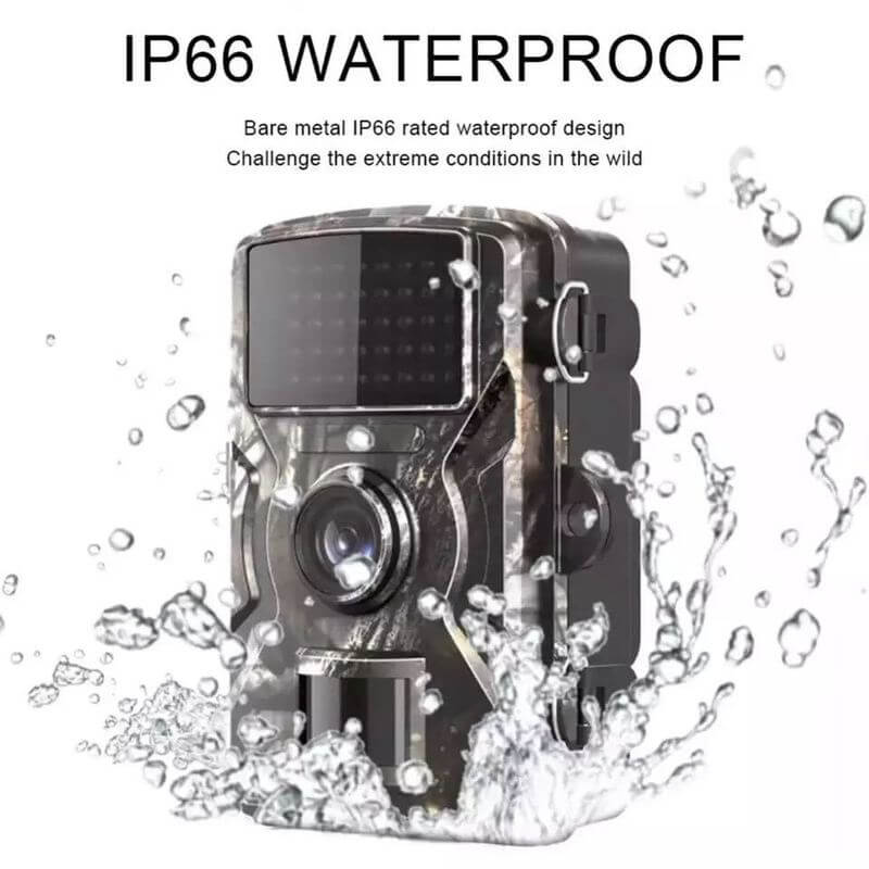 Wildcamera met Nachtzicht 1080p Waterdicht – Bewegingssensor IR LED Observatiecamera – 12MP Buitencamera | Sulvida