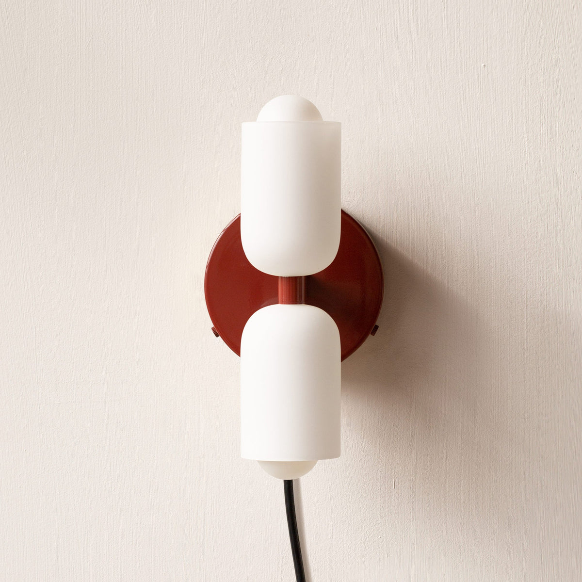Acryl wandlamp bidirectioneel met warme gloed crème voor hal woonkamer slaapkamer E14 fitting modern design | Sulvida