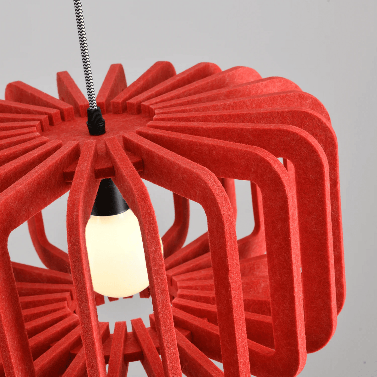 Akoestisch Hanglamp Vilt 40x20cm E26/E27 Modern Design Geluidsabsorberend Horeca Restaurant Café Interieur | Sulvida