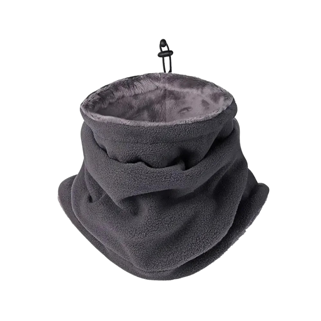 Fleece nekwarmer met trekkoord winteraccessoire multifunctioneel windstopper outdoor unisex sportief | Sulvida