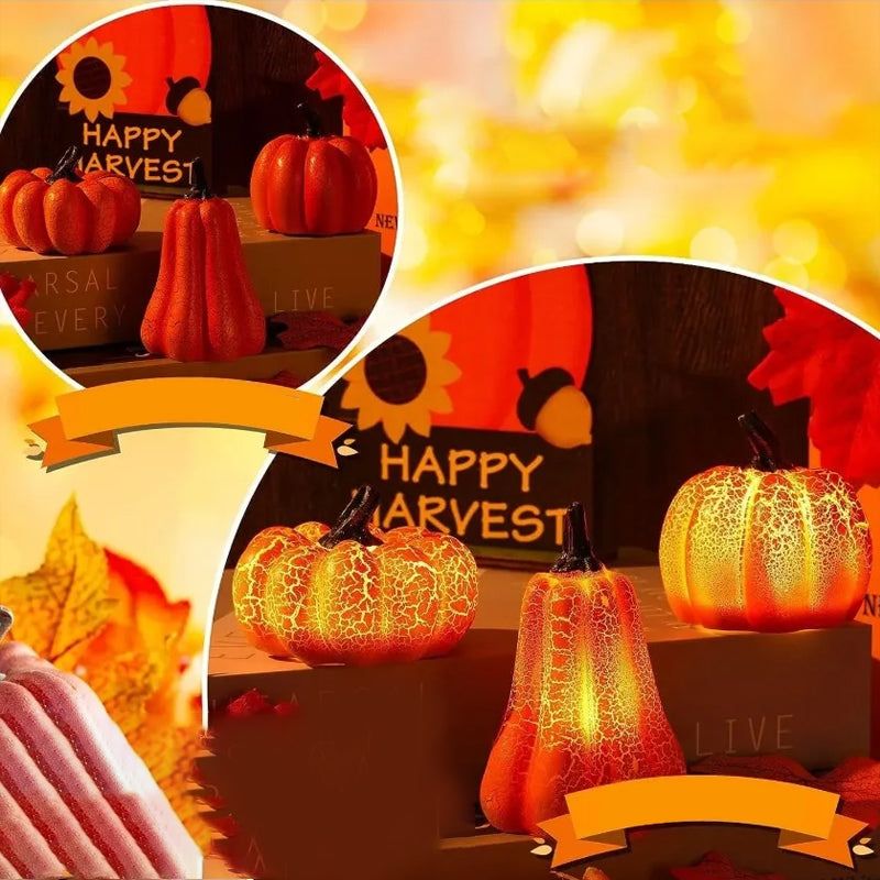 Halloween Pompoenlamp LED met Spookachtige Gloed voor Binnen & Buiten Sfeervolle Griezelige Decoratie | Sulvida