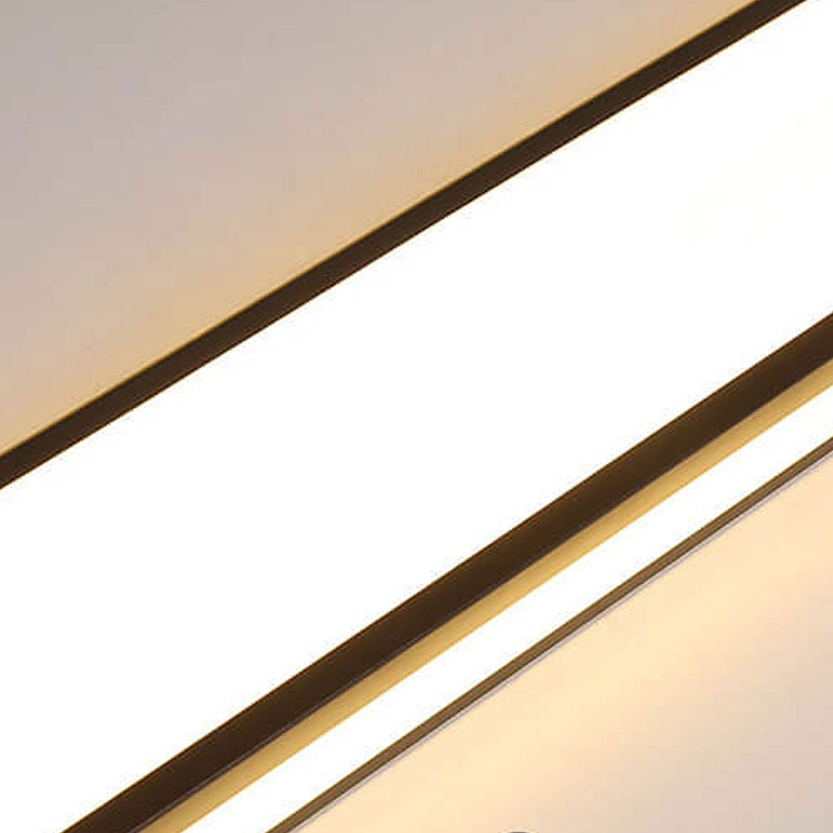 Langwerpige LED-plafondlamp voor hal en woonkamer minimalistische stijl zwart wit moderne verlichting | Sulvida
