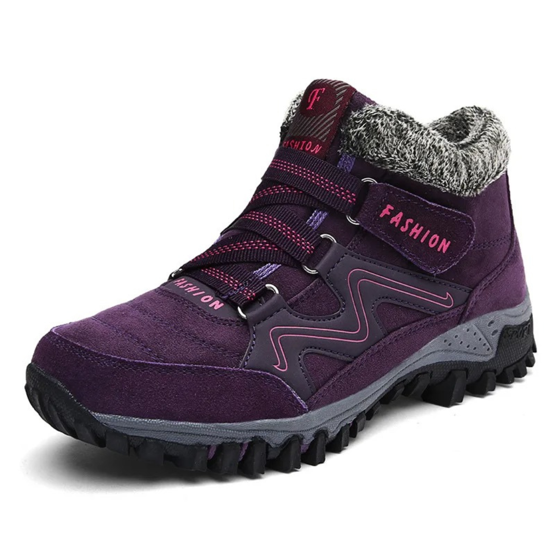 Gevoerde Winterlaarzen Dames met Anti-Slip Zool Warm Comfort Sneeuwstiefel Waterdicht voor Koude Winterdagen | Sulvida