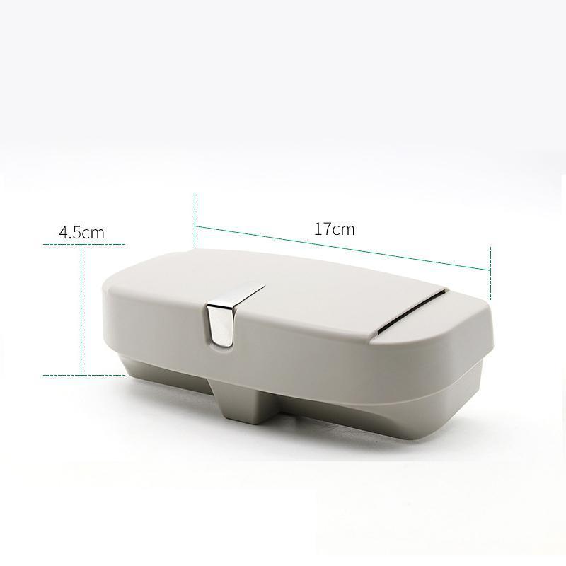 Zonnebrilhouder Auto Zonneklep Brillenkoker Opberger Magnetisch met Clips Universeel Organizer Accessoire | Sulvida