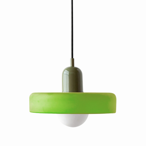 Glazen hanglamp verstelbare kabel ronde pendellamp eettafel woonkamer verlichting modern design sfeervolle ruimte | Sulvida