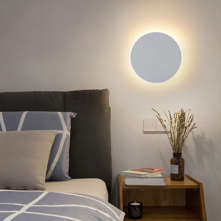Moderne Wandlamp Rond Metaal LED Warm Licht Slaapkamer Woonkamer Hal Design Verlichting Sfeerverlichting | Sulvida