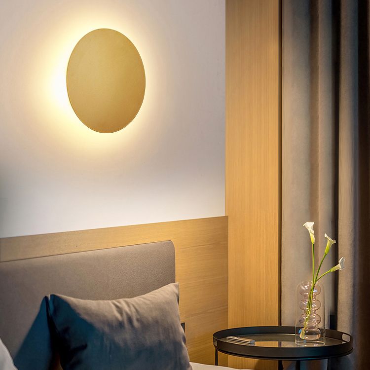 Moderne Wandlamp Rond Metaal LED Warm Licht Slaapkamer Woonkamer Hal Design Verlichting Sfeerverlichting | Sulvida