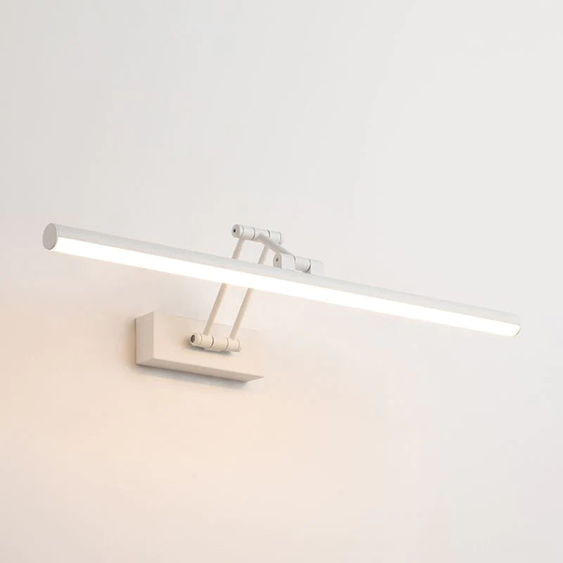 Lineaire LED Wandlamp Metaal Zwart Spiegelverlichting Badkamer Slaapkamer Moderne Stijlvolle Wandverlichting | Sulvida
