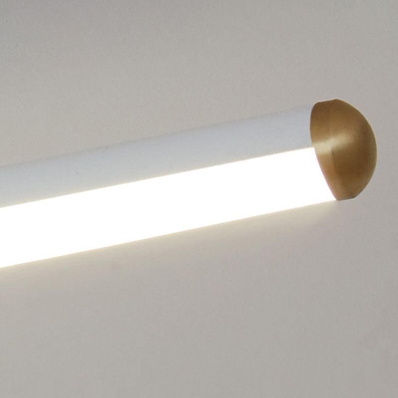 Plafondlamp Linear Design Zwart Wit Goud Dimbaar LED 40-121cm Modern Sfeervol Minimalistisch Woonkamer | Sulvida