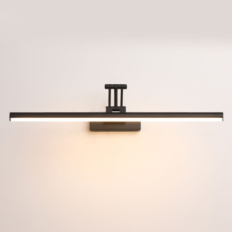Lineaire LED Wandlamp Metaal Zwart Spiegelverlichting Badkamer Slaapkamer Moderne Stijlvolle Wandverlichting | Sulvida