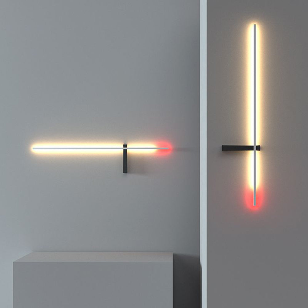 Lineaire Wandlamp Metaal Acryl Kleurrijk Modern Design Woonkamer Eetkamer Sfeervol Interieur Verlichting | Sulvida