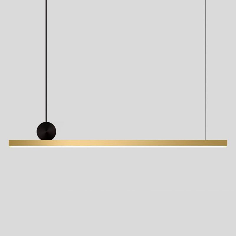 Asymmetrische Hanglamp Modern Design Zwart Goud Metaal Acryl Dimbaar LED Plafondlamp Woonkamer Eetkamer | Sulvida