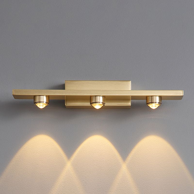 Wandlamp Golvend Glas 3 tot 7 Lichtpunten Warm Licht Messing Metaal Acryl Woonkamer Slaapkamer Eetkamer | Sulvida