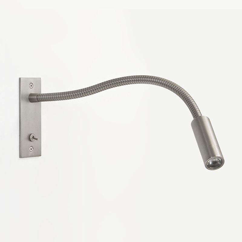 Verstelbare wandlamp metaal LED spotje leeslamp slaapkamer bureau strak modern design compact warm licht | Sulvida