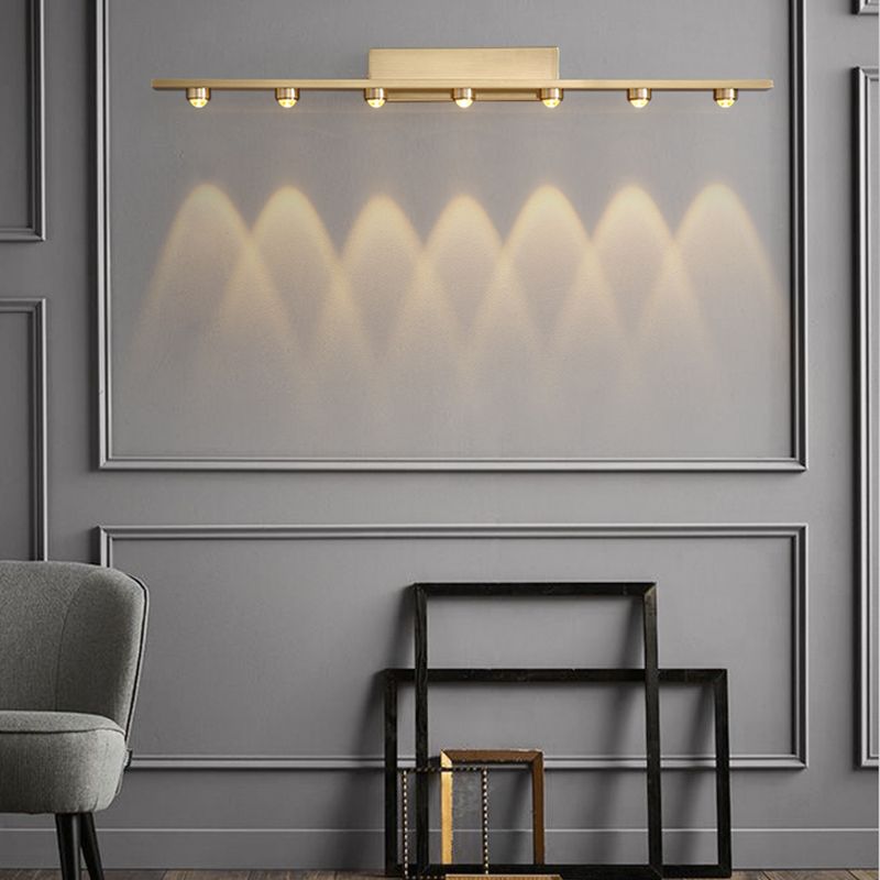 Wandlamp Golvend Glas 3 tot 7 Lichtpunten Warm Licht Messing Metaal Acryl Woonkamer Slaapkamer Eetkamer | Sulvida