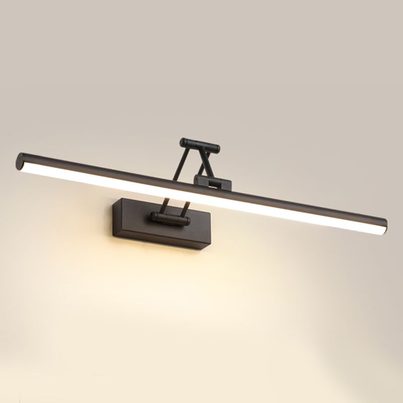 Lineaire LED Wandlamp Metaal Zwart Spiegelverlichting Badkamer Slaapkamer Moderne Stijlvolle Wandverlichting | Sulvida