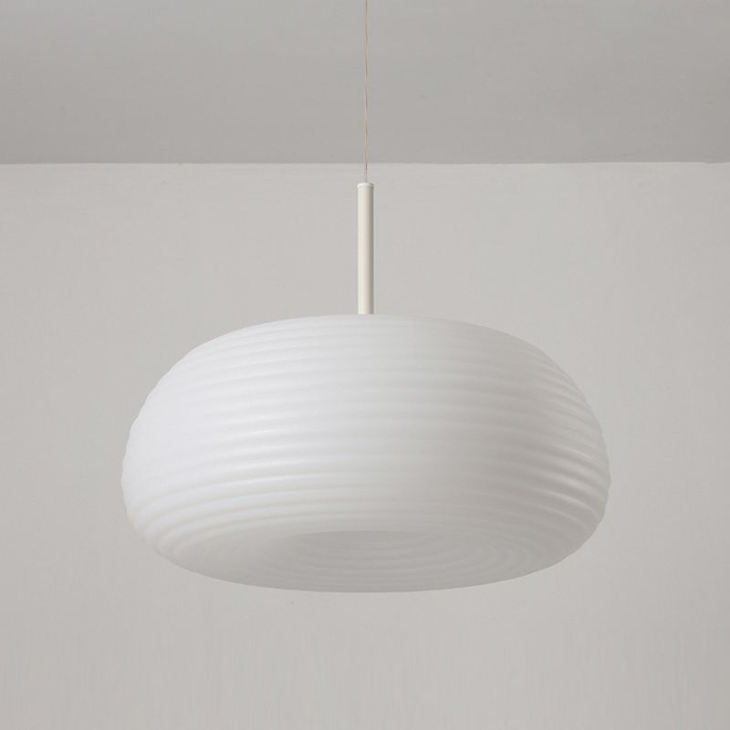 Hanglamp Wit Acryl Ovaal Dimbaar LED Verlichting Woonkamer Eetkamer Slaapkamer Modern Design Stijlvol Elegant | Sulvida