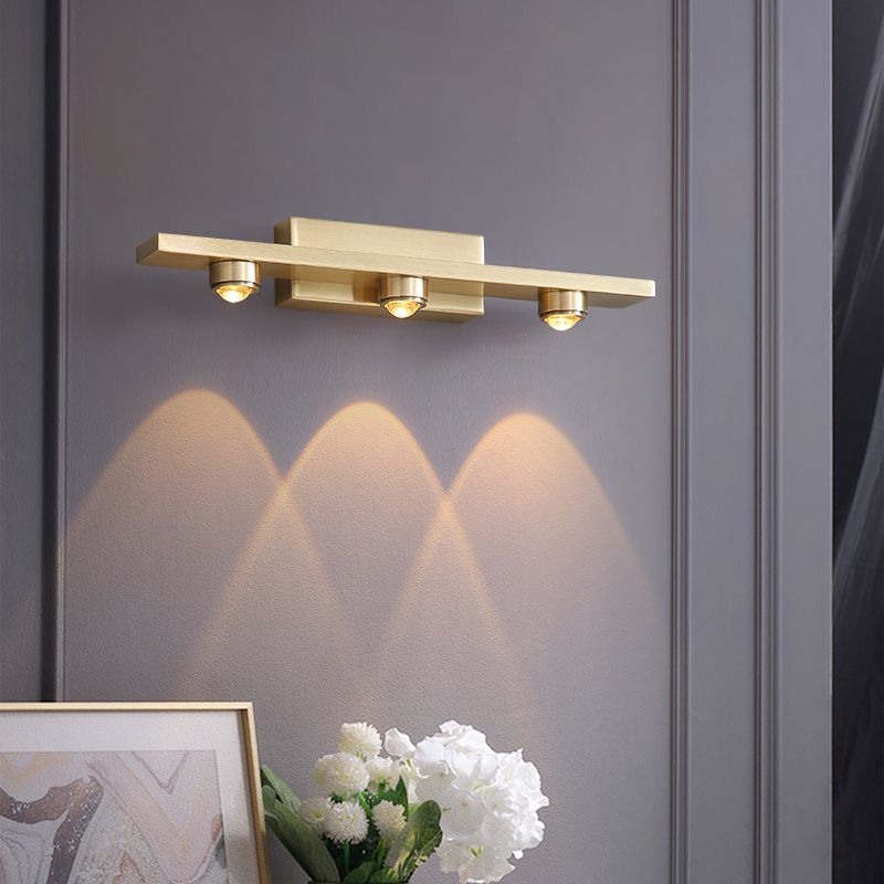 Wandlamp Golvend Glas 3 tot 7 Lichtpunten Warm Licht Messing Metaal Acryl Woonkamer Slaapkamer Eetkamer | Sulvida