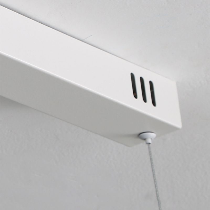 Moderne LED Hanglamp Golvende Lijn Zwart Wit Design Woonkamer Slaapkamer Eetkamer Dimbaar Verstelbaar | Sulvida