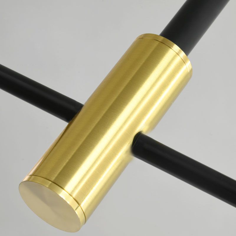 Hanglamp Metaal Glas Zwart Bubbeldesign Eetkamer Woonkamer Slaapkamer Lineair Scandinavisch Nordic Stijl | Sulvida