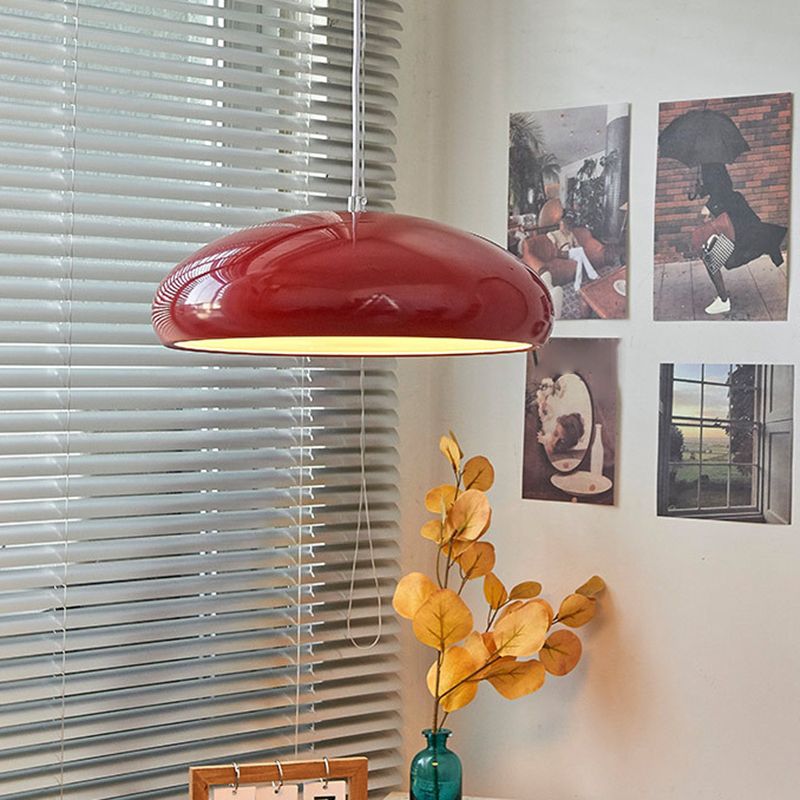 Hanglamp met metalen kuppelkap – moderne industriële pendel verlichting voor eettafel en keukeneiland | Sulvida