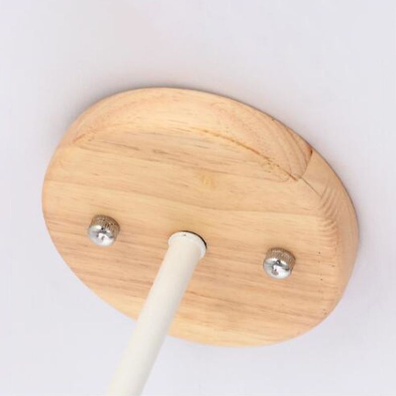 Geometrische Houten Sputnik Kroonluchter Modern Design Zwart Wit Massief Hout Metaal 3 5 6 8 Lichtpunten Eetkamer Lamp | Sulvida