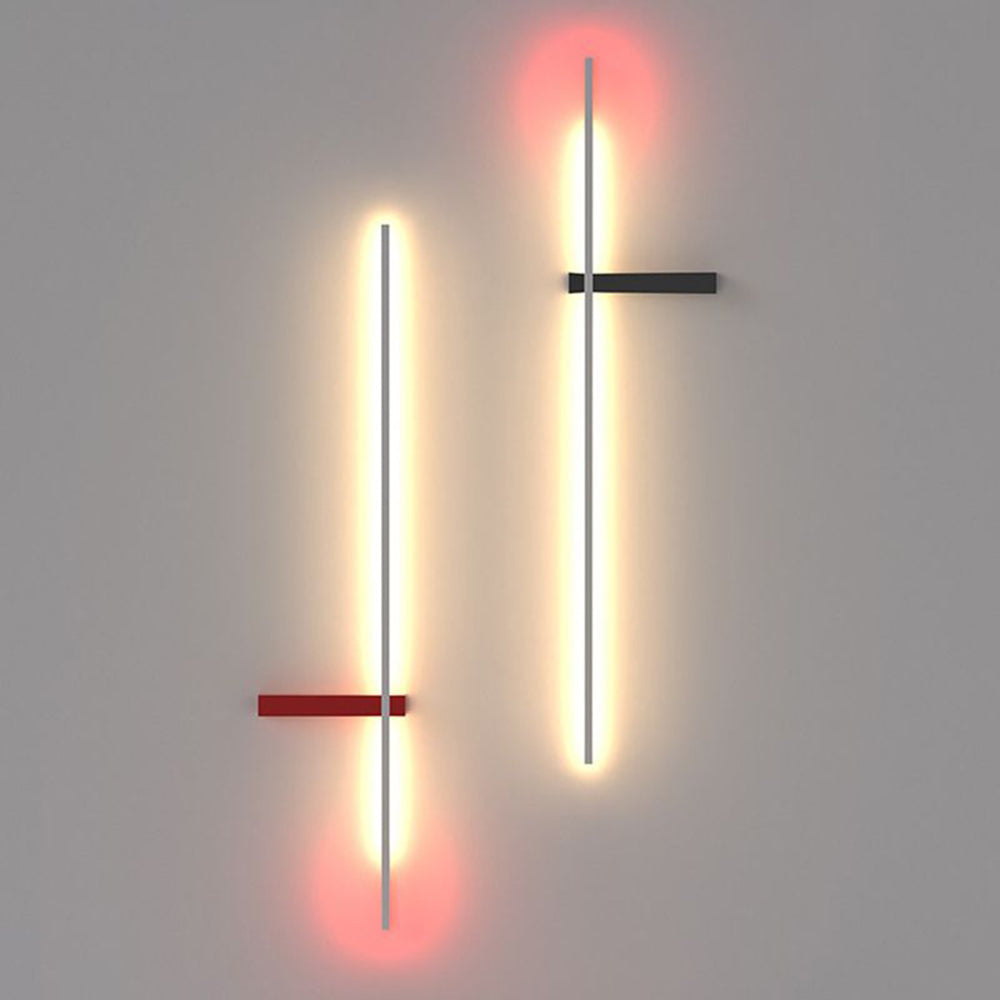 Lineaire Wandlamp Metaal Acryl Kleurrijk Modern Design Woonkamer Eetkamer Sfeervol Interieur Verlichting | Sulvida