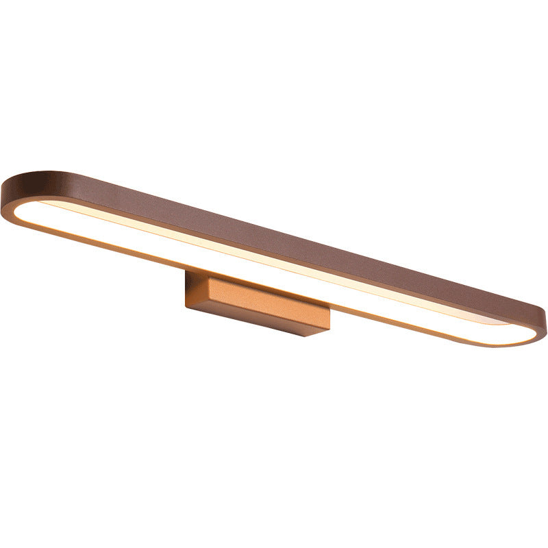 Gebogen Wandlamp Zwart Koffie Metaal Spiegelverlichting Badkamer Slaapkamer Modern Design LED Wandverlichting | Sulvida