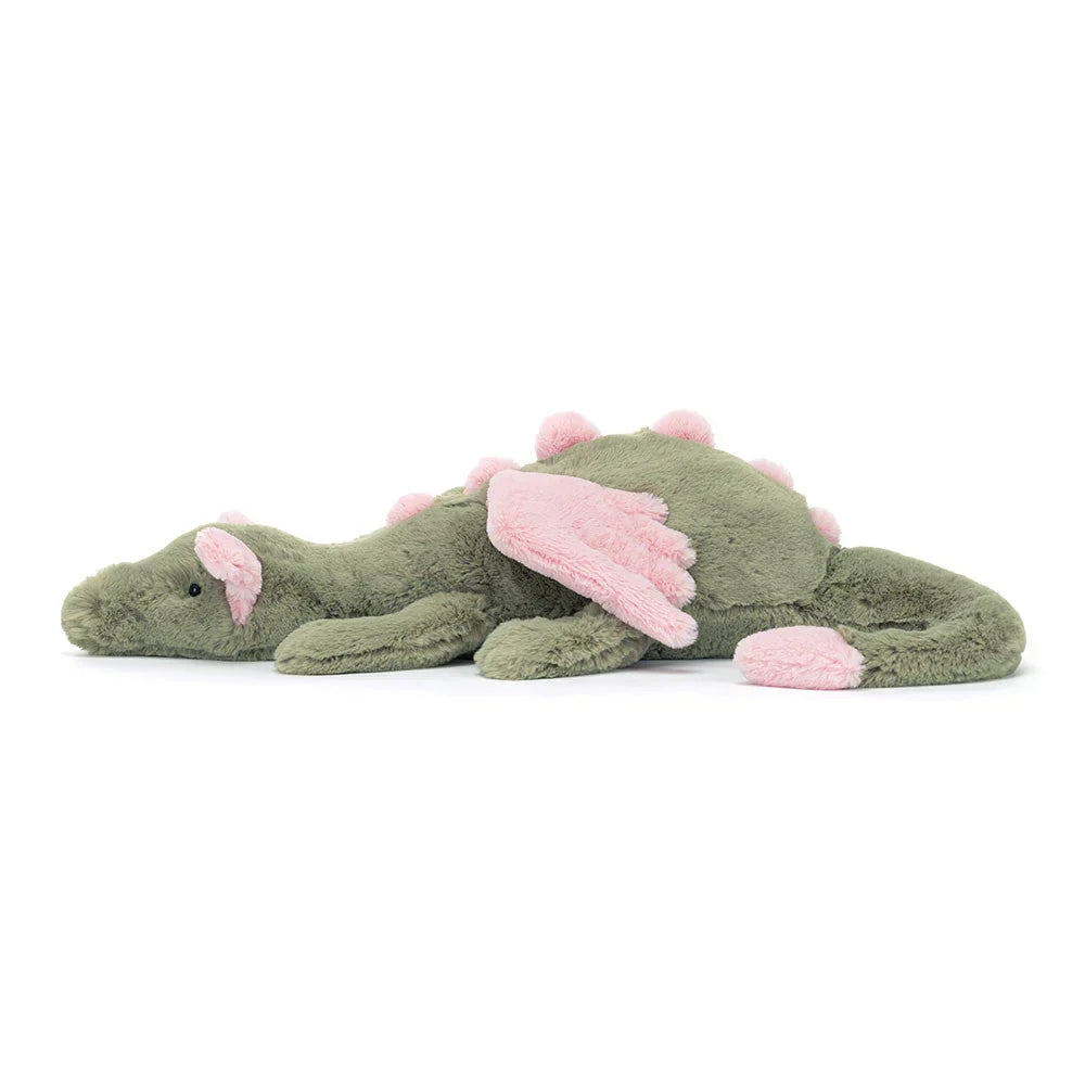 Pluche Drakenknuffel met Vleugeltjes voor Kinderen | Zacht Decoratief Knuffelbeest Kinderkamer Dragon | Sulvida