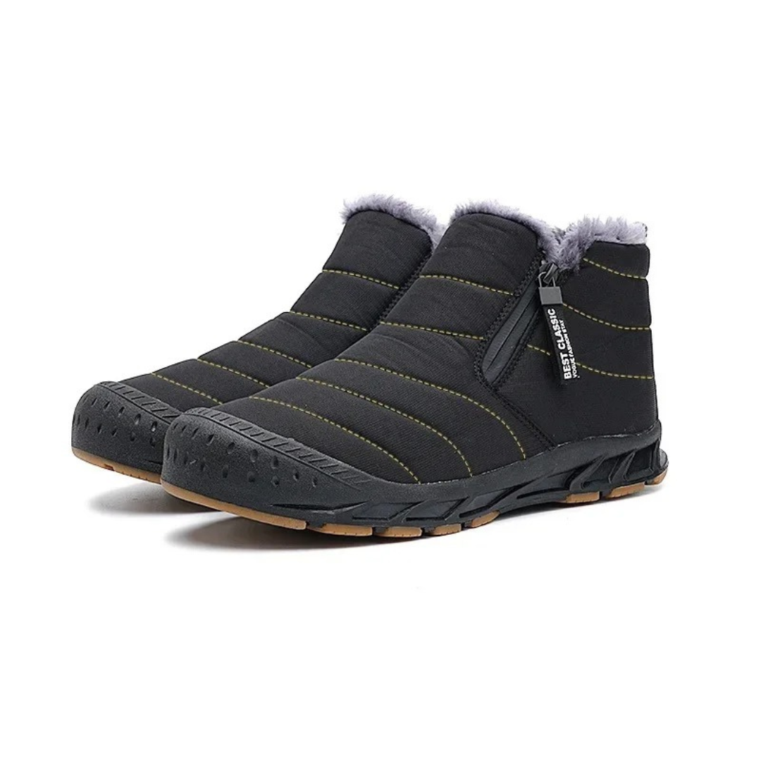 Waterdichte Winterlaarzen met Fleecevoering en Ritssluiting voor Heren en Dames Outdoor Wandelschoeisel Snow Boots | Sulvida