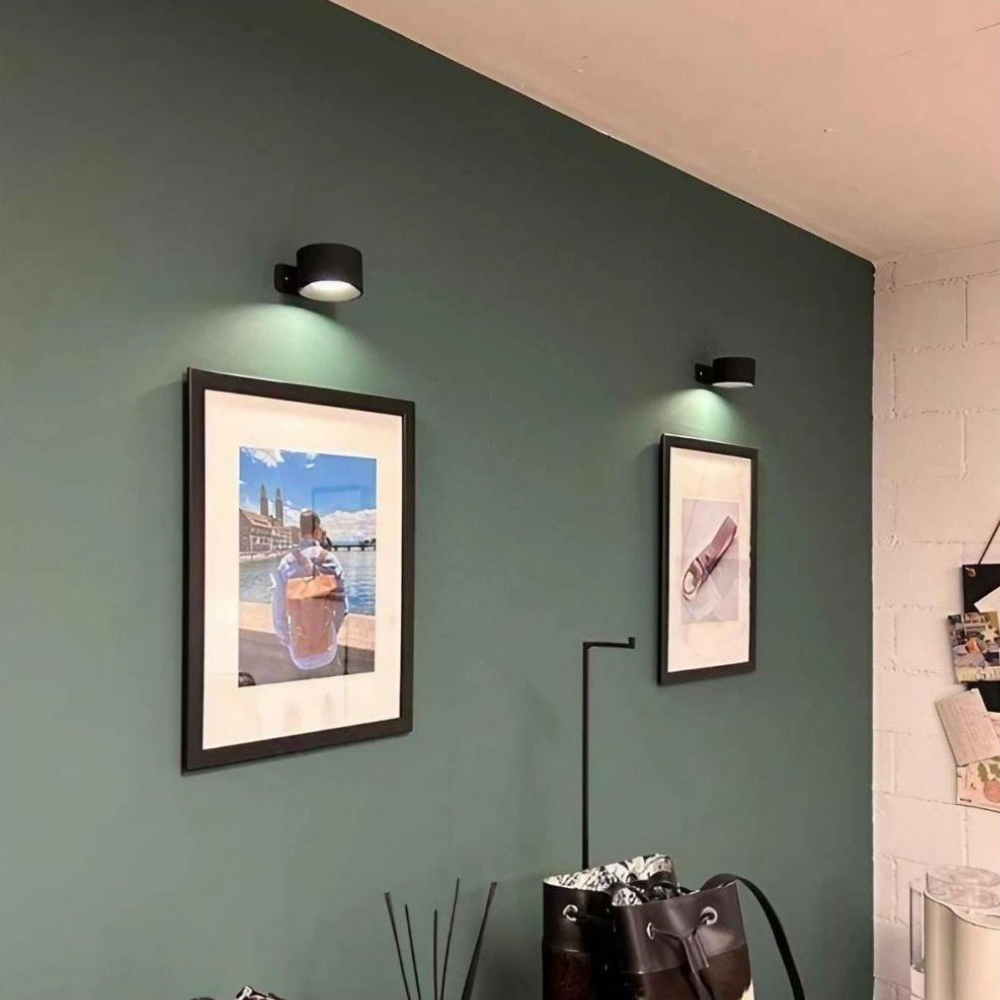 Draadloze LED Wandlamp Oplaadbaar met Afstandsbediening Magnetische Bevestiging Cilindrisch Design Sfeerlicht | Sulvida